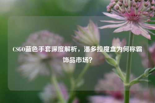 CSGO蓝色手套深度解析，潘多拉魔盒为何称霸饰品市场？