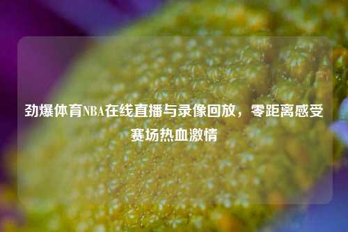 劲爆体育NBA在线直播与录像回放,零距离感受赛场热血激情