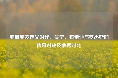 亦敌亦友定义时代,曼宁、布雷迪与罗杰斯的传奇对决及数据对比