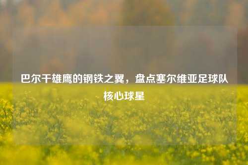 巴尔干雄鹰的钢铁之翼，盘点塞尔维亚足球队核心球星