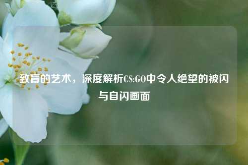致盲的艺术，深度解析CS:GO中令人绝望的被闪与自闪画面