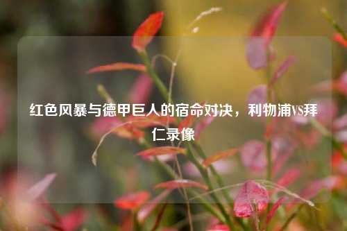 红色风暴与德甲巨人的宿命对决,利物浦VS拜仁录像