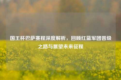 国王杯巴萨赛程深度解析，回顾红蓝军团晋级之路与展望未来征程
