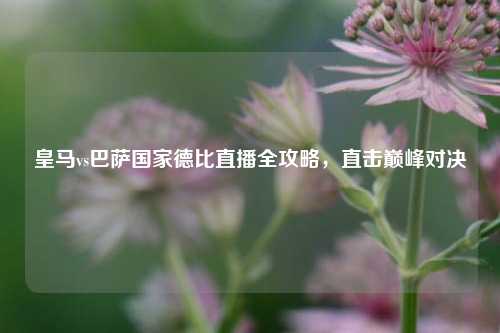 皇马vs巴萨国家德比直播全攻略,直击巅峰对决